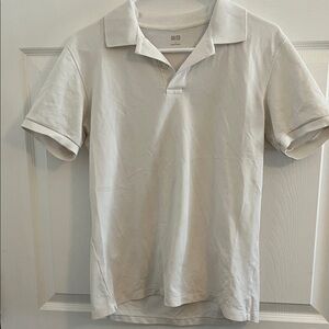 Uniqlo Light Cream Polo Shirt